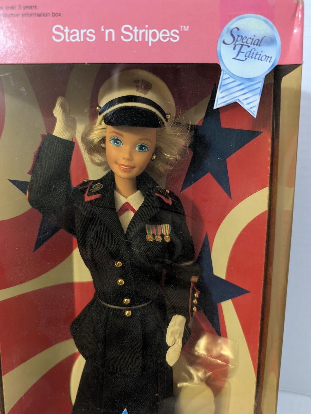 1991 Mattel Barbie Stars & Stripes Marine Corps Doll New